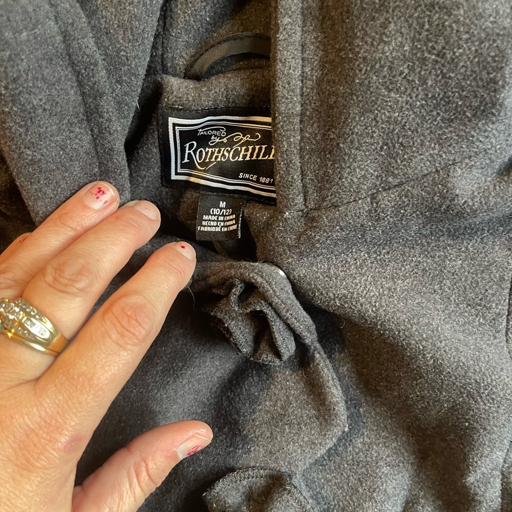 Rothschild Women's Charcoal Pea Coat